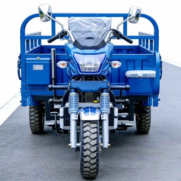 Heavy-Duty Fuel Cargo Tricycle Hot-Selling in Africa, Cross-Style Three-Wheeled Motorcycle for Export and Agricultural Use