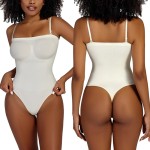 2025 Cross-border Hot Selling Detachable Waist Trainer Bustier Shapewear Bodysuit with Thong and Boy Shorts