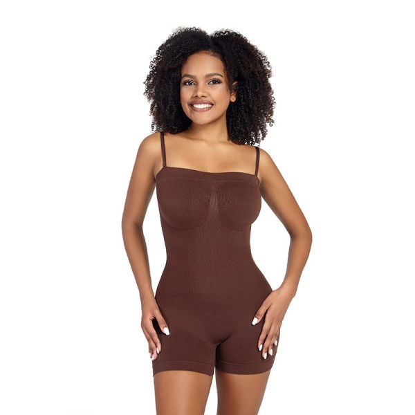 2025 Cross-border Hot Selling Detachable Waist Trainer Bustier Shapewear Bodysuit with Thong and Boy Shorts